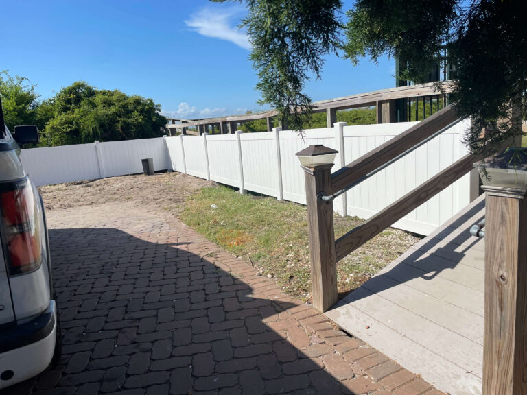residential fencing installed by JG Fence Company