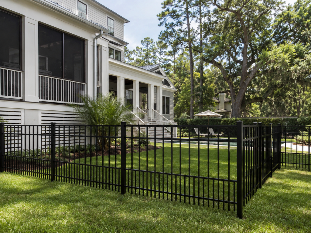 puppy picket aluminum fencing