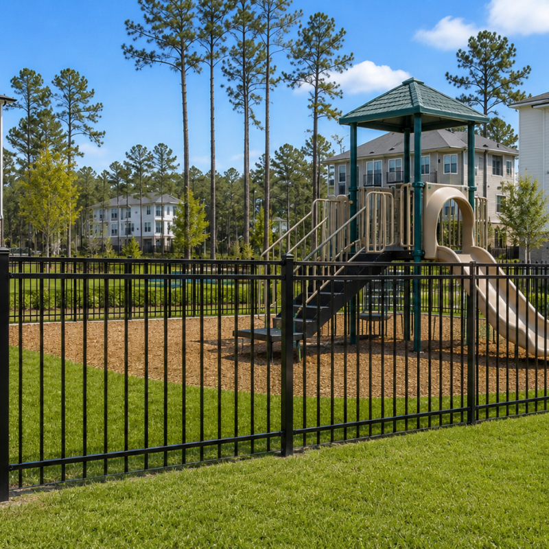 aluminum fencing savannah ga commercial fence