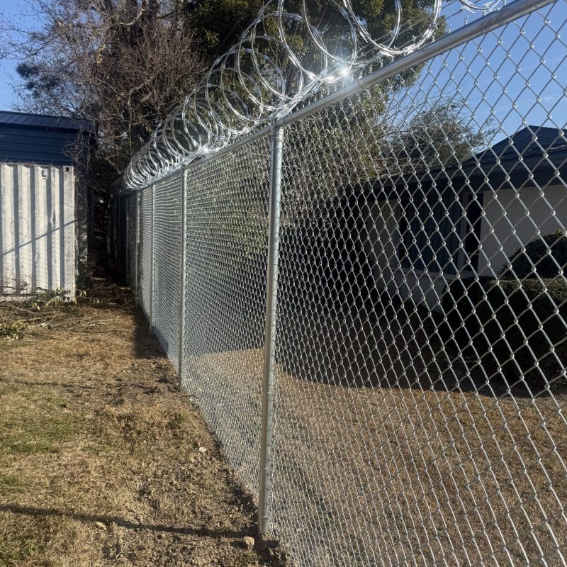 chain link barbwire fence near me
