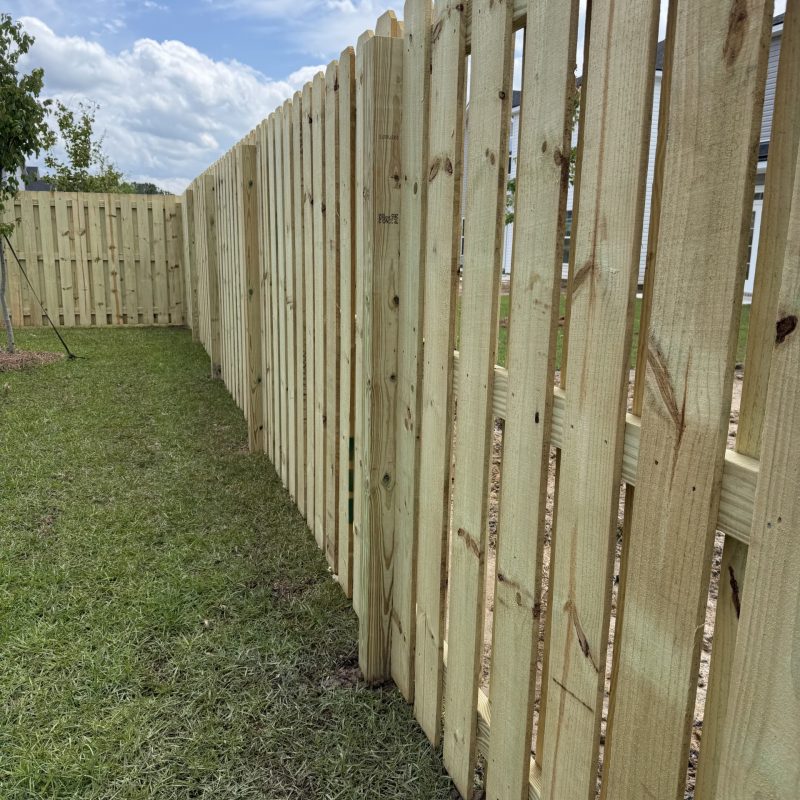 pooler wood fence