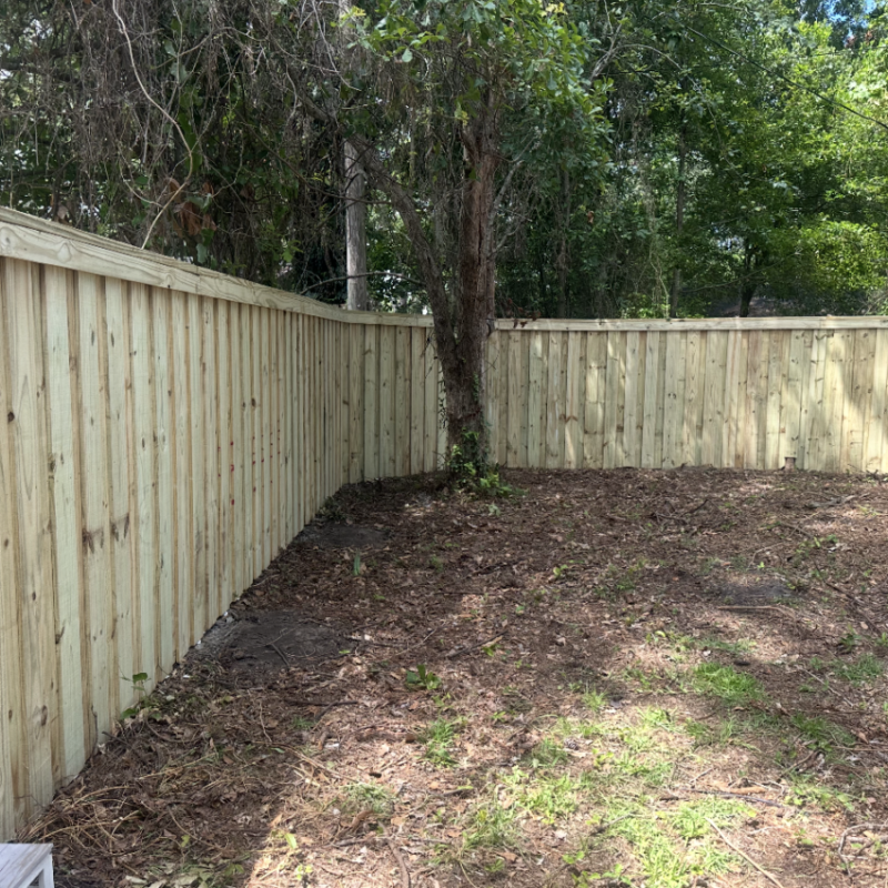 wood fence install near me savannah